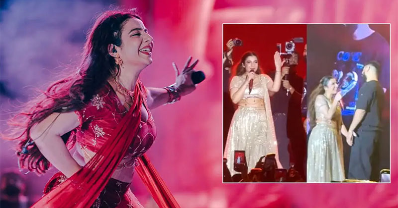 কনসার্টের মঞ্চে বাগদানের ঘোষণা ‘ধুরন্ধর’ গায়িকার